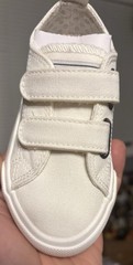 Toddlers White Canvas Shoes Size 8
