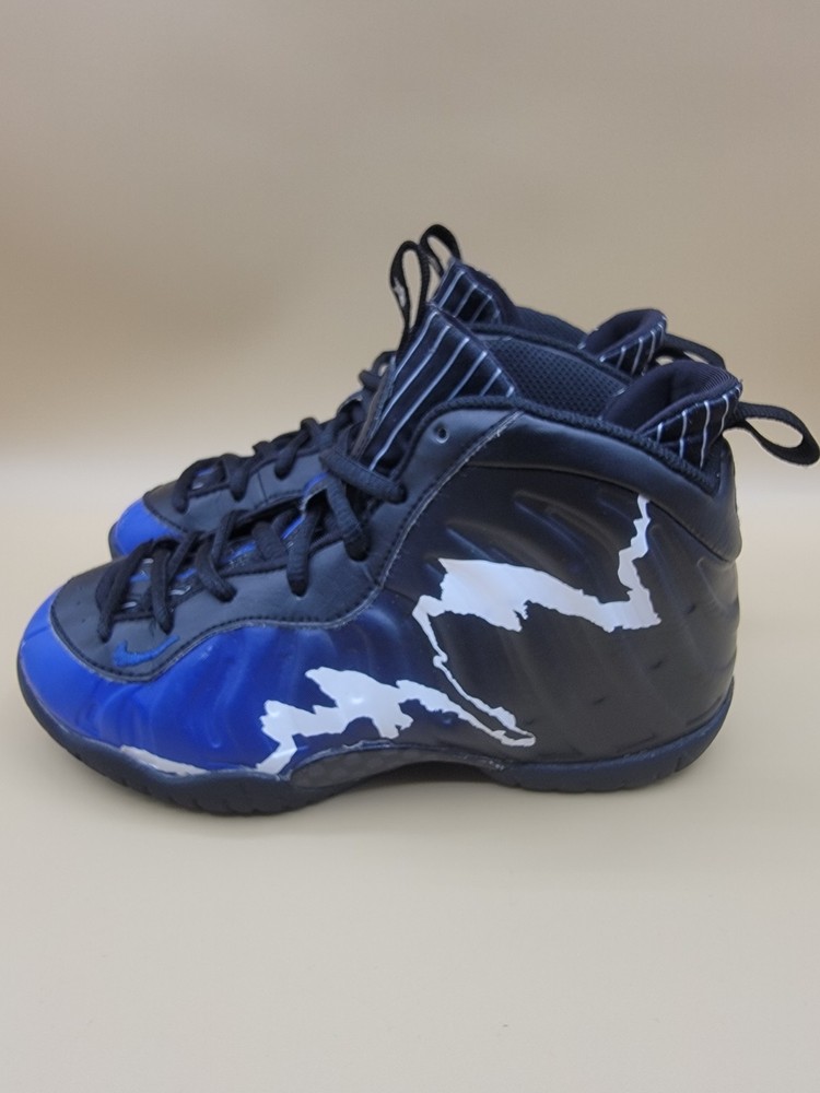 Nike Little Posite One 96 All-Star Game Little Kid’s Shoes Size 13C Black Blue