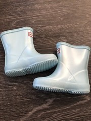 NEW Hunter Original First Classic Nebula Boot Aqua Flash Toddler Size B5/G6/UK4