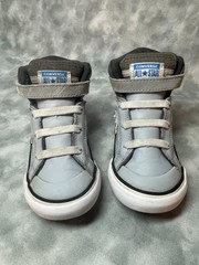 Converse All-Star Pro Blaze Strap High-Top Sneakers Gray Kids Size 8