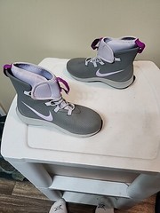 Size 3 (GS) – Nike Binzie High Smoke Grey Violet Frost
