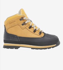 Timberland Euro Hiker GS Shell Toe Boot Wheat Nubuck Kids TB 0A1LVW 231 Size 6.5