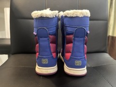 Merrell Alpine Puffer JR Waterproof Winter Boots Blue Rainbow Kids Toddler Sz 7