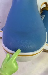 Xtratuf Kid’s Ankle Deck Boots-Light Blue/Whale Pattern-Size: 3