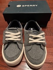 Sperry Harbor Tide Jr light gray toddler size 9 new with box