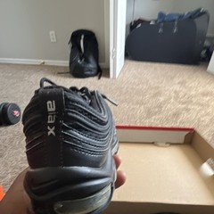 Nike Air Max 97 GS Black White Anthracite Unisex Kids Sneaker Size 6.5Y/6 UK