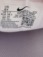 Nike Air Max Dn 8 Light Pink White Mesh Unisex Kids Athletic Sneakers 6 Y