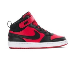 Size 11C Kid’s Nike Court Borough Mid 2 University Red CD7783 602