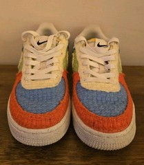 Nike Air Force 1 Low Lv8 Next Nature TD Hemp-Multi Sneakers DV2192-400 Size 5Y