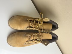 Junior Timberland Classic Wheat Nubuck Boots Size 4 M 12909 Youth Shoe