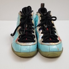 Size 11C Nike Little Posite One „Mixtape“ Foamposite Teal Sneakers DH6491-400