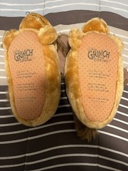 How The Grinch Stole Christmas 2000 Max Dog Kid’s Slippers Size M 7-8 Read Descr