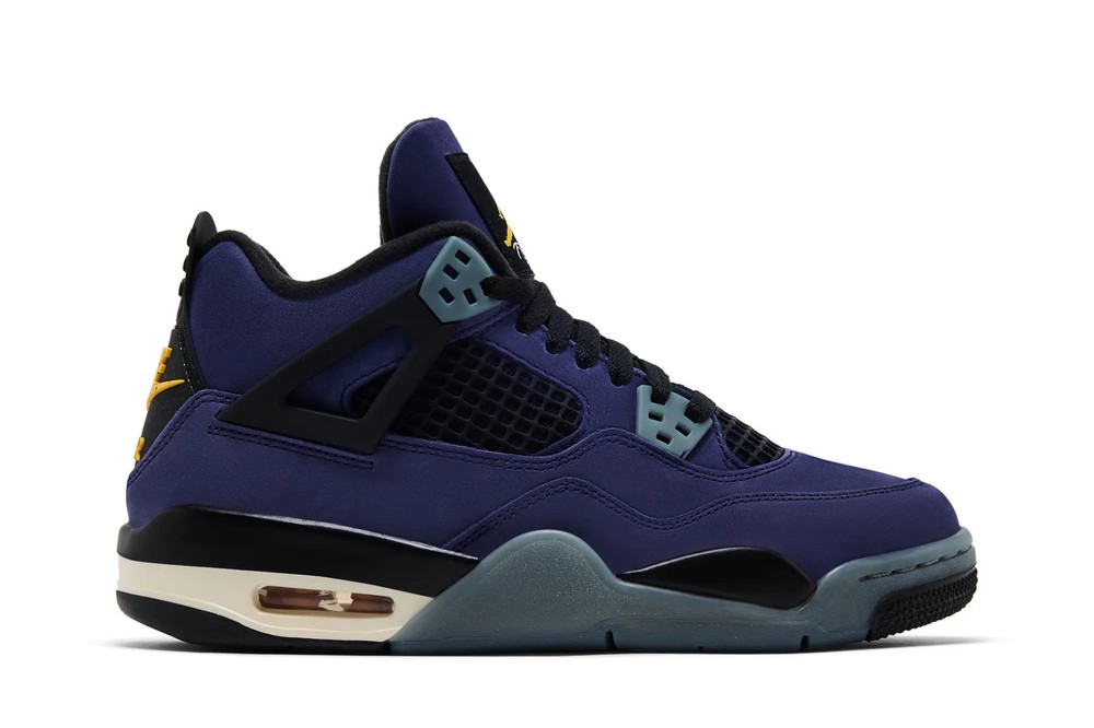 Air Jordan 4 Retro Grade School Lakers IB4171-500 Available Now