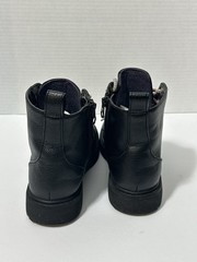 art class Black Combat Lace-Up Zip Ankle Boots Kids Unisex US 2 Man Made Upper