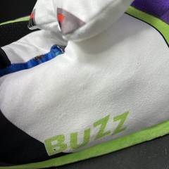 Disney Store Buzz Lightyear & Woody Slippers L/XL Buzz Only Toy Story Pixar New