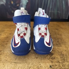 🔥 Rare Nike Air Griffey Max Kids 12 C Youth Shoes – Blue/Red/White 24