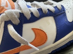 Nike Dunk Low GS Knicks Blue Joy Orange White FN7783-400 Size 5Y Preowned