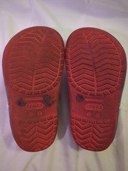 Crocs Fun Lab Super Mario Red White Blue Clog Casual Shoes J 2