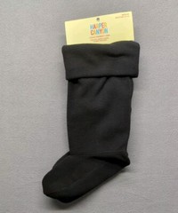 HARPER CANYON FLEECE RAINBOW BOOT LINER KIDS MEDIUM BOOT SIZE 12-13 BLACK