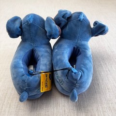 Disney Stitch Kids Pop Up Ears Plush Slippers Blue Size 11/12 NEW