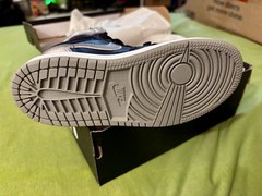 Jordan 1 Retro High OG (PS) Black/Medium Grey-White Size 11c Kids New in Box