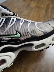 Nike Air Max Plus Tn Gs Fresh Mint White Black Grey 7Y/8.5 Woman CD0609-106