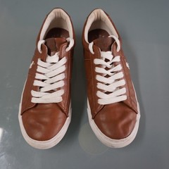Polo Ralph Lauren Sayer Bundle 2 Pairs Shoes Big Kids 5.5 Tan Navy Leather Sneak