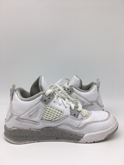 Nike Air Jordan 4 Retro Cement White Oreo PS Pre School Size 2 Youth Used