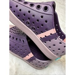 Native Jefferson Block Water Shoes Slip On C6 Purple Pink Child Toddler Beach