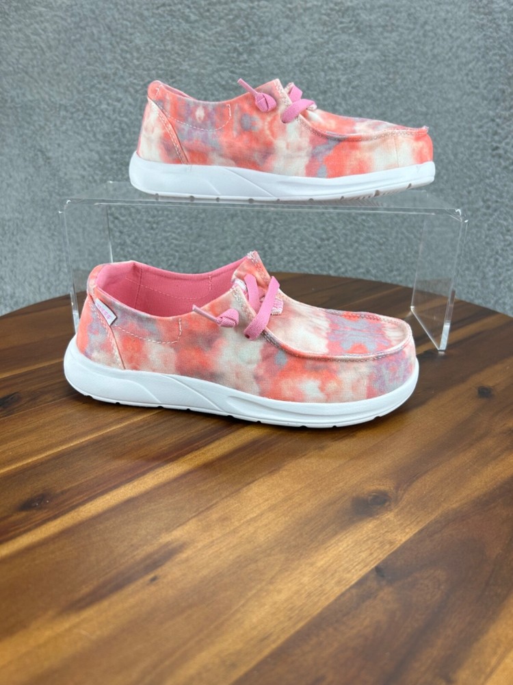 Reef Kids Cushion Coast Cotton Candy Cloud Slip On Loafer Size 3 Pink Shoes
