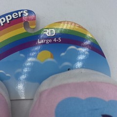 Unicorn Slippers Pink Size Large 4-5 Royal Deluxe 100% Polyester Kid’s Rainbow