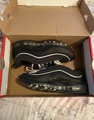 Size 7 (GS) – Nike Air Max 97 Low Black Sport Red