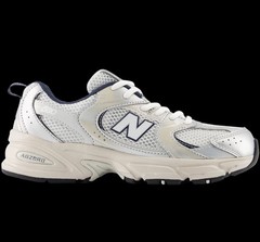 New Balance 530 White Blue Silver GR530KA Size US 12 Girls Womens Kids New