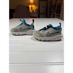 Nike Flex Runner 2 Toddler Grey Blue Slip On Sneakers DJ6039-008 Size 7C
