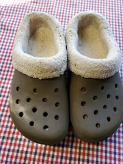 Crocs Mammoth Unisex Kids Brown/Lined Clogs Size 12-13 C Youth