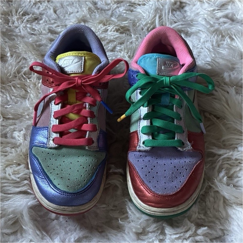 Nike Dunk Low GS Low Top Leather Multicolor Colorblock 6.5 DN0855-600