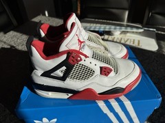 Nike Air Jordan ‘Fire Red’ 4 Retro 2020 GS 6.5y/Women’s 8 (408452-160)