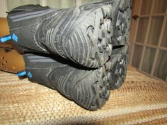 COLUMBIA BOOTS BUGABOOT PLUS IV OMNI HEAT Youth SIZE 6 BLACK BLUE