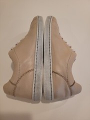 Dolce & Gabbana beige leather logo trainers size 32EUR/kids‘ 1US