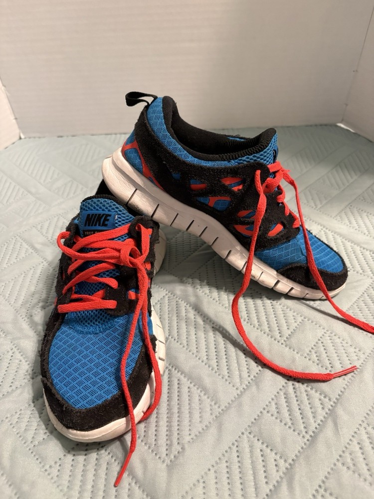 Nike Free Run 2 GS Black Multi Youth Size 4