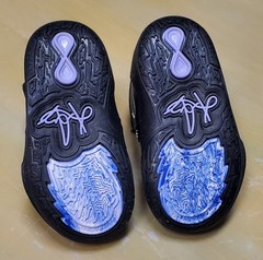 NIKE KYRIE INFINITY TD BLACK METALLIC SILVER SIZE 6C CHILD/TODDLER [DD0333-005]