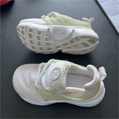 Nike Presto 844767-100 Mesh Sneakers White Unisex Kids US 8C Lace Up Athletic