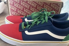 VANS New Size 3.5 youth Retro Old School Skool Colorful Skateboard Shoes Skate