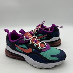 Nike BQ0103-402 Air Max 270 React Youth Size 7Y / Womens 8.5 Multi Color Shoes