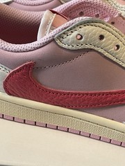 Jordan 1 Retro Low OG SP Travis Scott ‚Tropical Pink‘ (PS) – Size 3Y In Hand