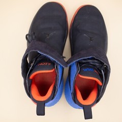 Jordan Why Not? Zero.1 Triple Double Black Orange Sneakers Youth Size 7Y