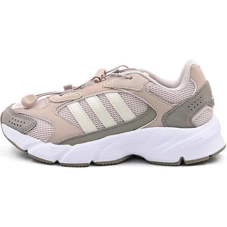 Adidas Cloudfoam Abrasion Resistant Low top Kids Running Shoes Pink Kids JP9587