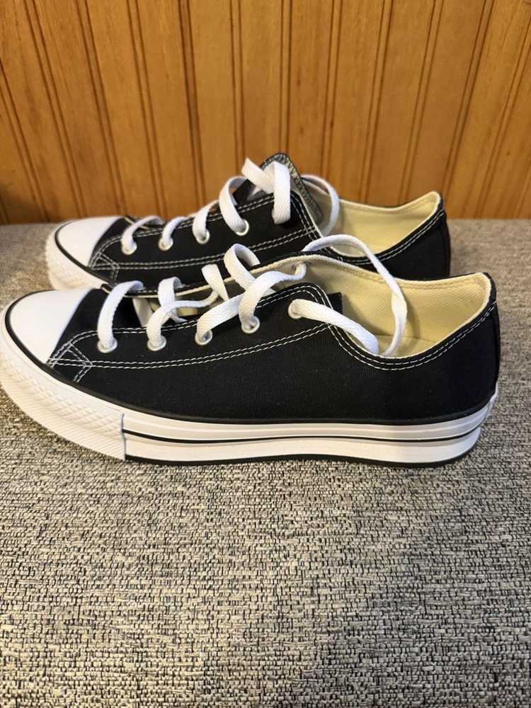 Converse Chuck Taylor All Star EVA Lift Kids US Sz 6 Black/White Platform Shoes
