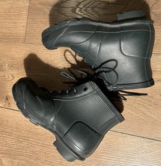 Hunter Boots Kids Size 12 B 13 G Navy Blue Lace up Rain Winter Shoes