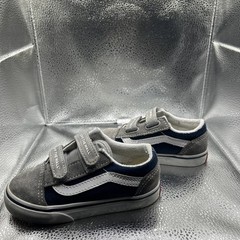 Vans Kids Sneakers Size 8 Old School V Logo Pop Skate Shoes Unisex Blue/Gray